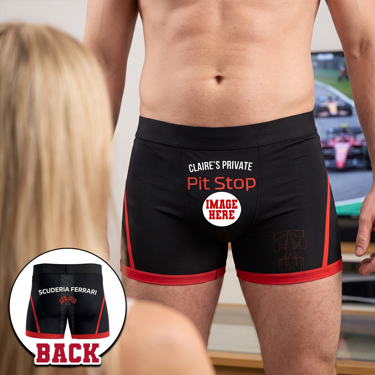 Speed Fans Boxer - Personalized Gifts For Men's Boxers 01HUTN160926