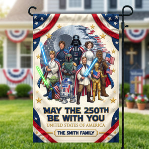 Celebrated America 250th Anniversary Garden Flag - Personalized Gifts For Family 03tydh120626-Homacus