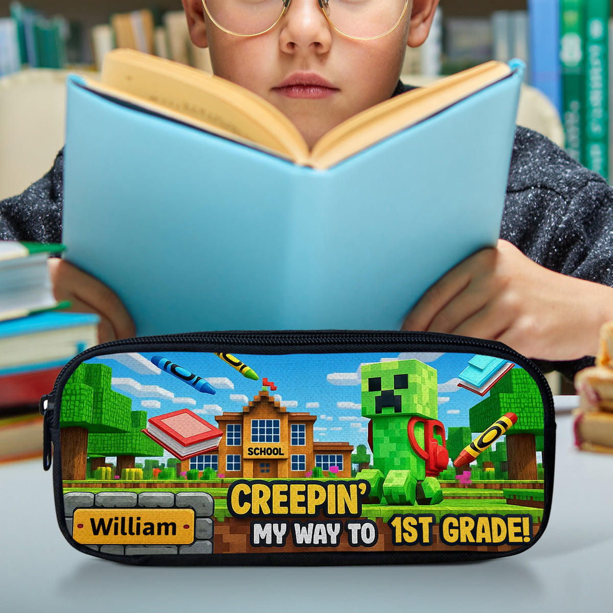 Adventure Starts Pencil Case Personalized Gifts For Kids 01TGDT310725-Homacus