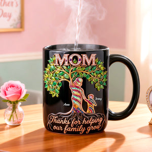 Mom Family Tree Magic Coffee Mug - Personalized Gifts For Mom 04HUTN150426-Homacus