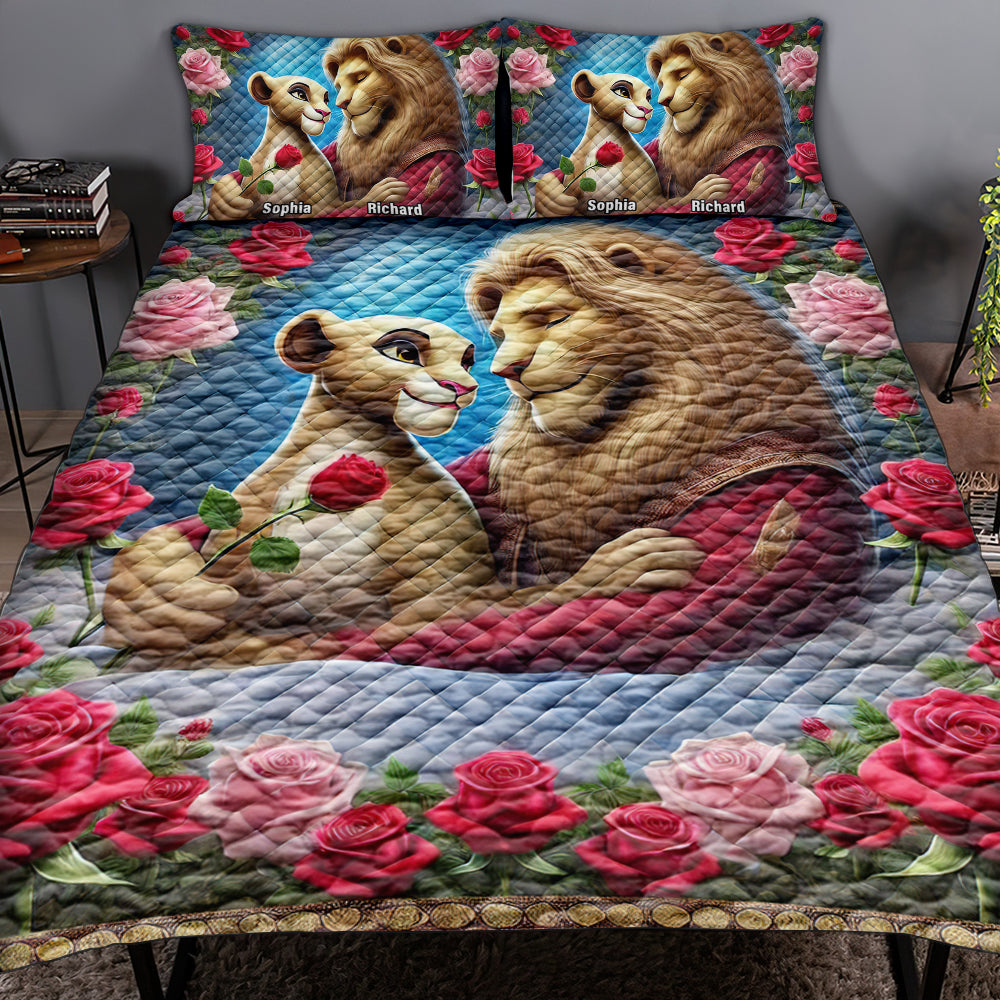 Personalized Gifts For Couple Quilt Bedding Set Special Line 04ohqn100125-Homacus
