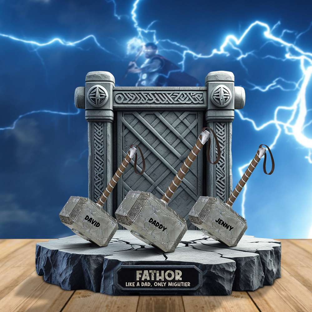 Personalized Gifts For Dad Acrylic Plaque Father Like A Dad Only Mighter-Homacus