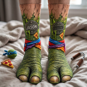 Legend Warrior Socks - Personalized Gifts 05hata210926