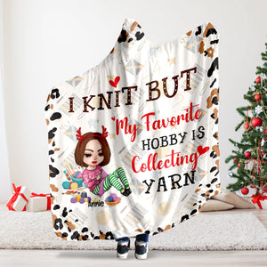 Personalized Gifts For Knitting Lover Hoodie Blanket 02XQLU311024HH-Homacus