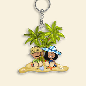 Personalized Gifts For Couple Keychain 05OHMH080125PA-Homacus