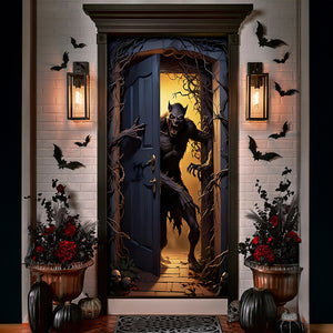 Gifts For Horror Fans Werewolf Door Cover 08kaqn060924-Homacus