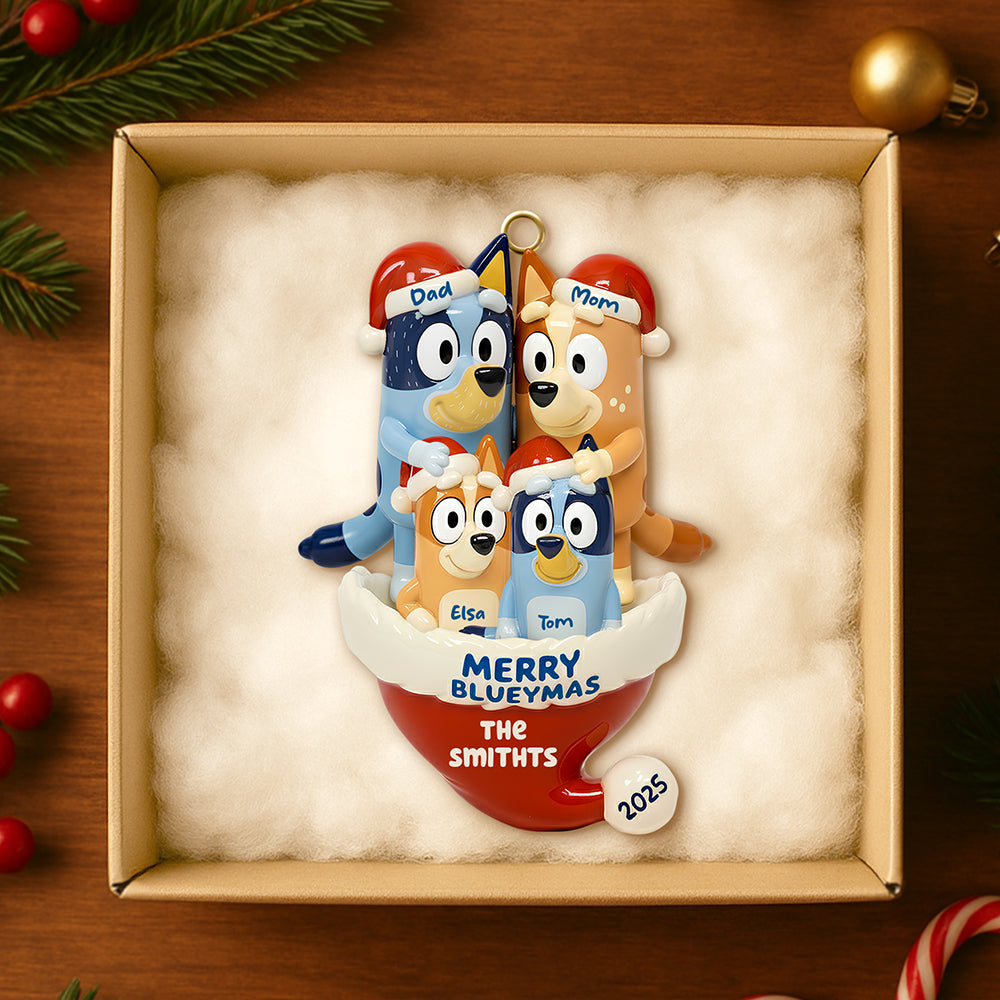 Festive Family Christmas Ornament Personalized Gifts For Family 07TGDT171125-Homacus