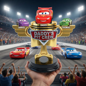 Daddy's Pit Crew Acrylic Plaque - Personalized Gifts For Dads 02nalu210526-Homacus