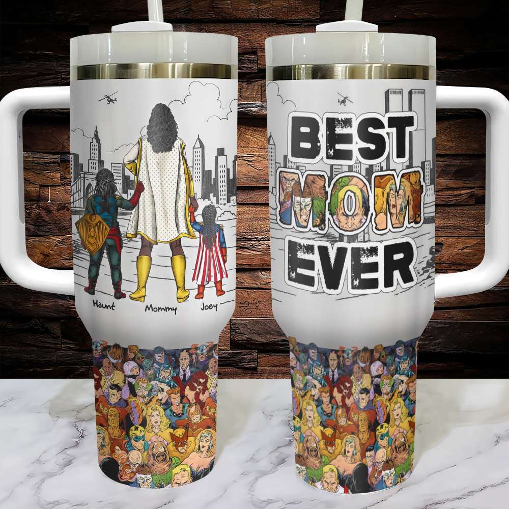 Best Mom Ever 40oz Tumbler - Personalized Gifts For Mother 01TGLU150425HG-Homacus