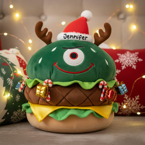 Funny Burger Custom Shape Pillow - Personalized Gifts For Kid 04PAQN101125-Homacus