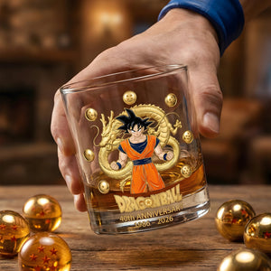 40th Anniversary Animated Legacy Round Glass - Personalized Gift 02NALU270126-Homacus