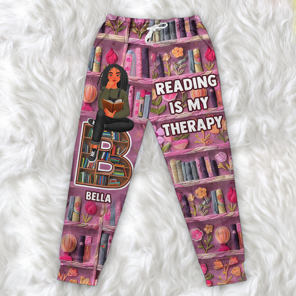 Personalized Gifts For Book Lovers 3D Sweatpants 06kapu130225pa Reading Therapy-Homacus
