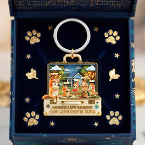 Puppy Kid And Mom Keychain - Personalized Gifts For Mother's Day Keychain 02PADH100426-Homacus