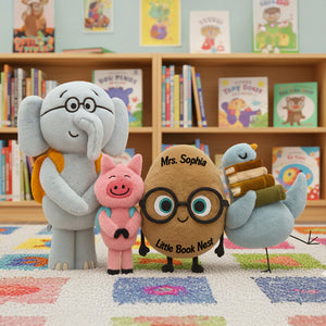 Cute Characters Pillow  - Personalized Gifts For Teachers 03namg111125