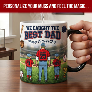 Best Dad Base Ball Magic Coffee Mug - Personalized Gifts For Father's Day 01hutn050526-Homacus