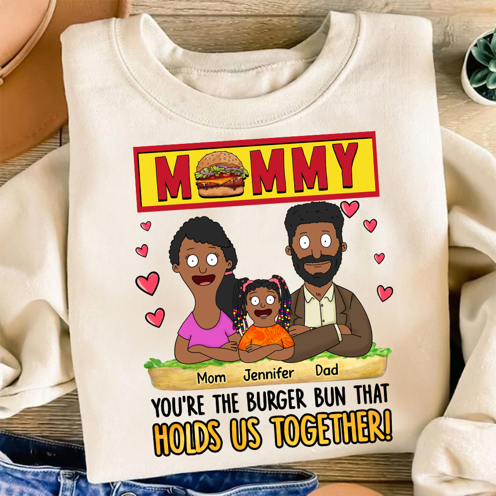 Personalized Gifts For Mom Shirt Mommy Burger 01DTDT110325HG-Homacus