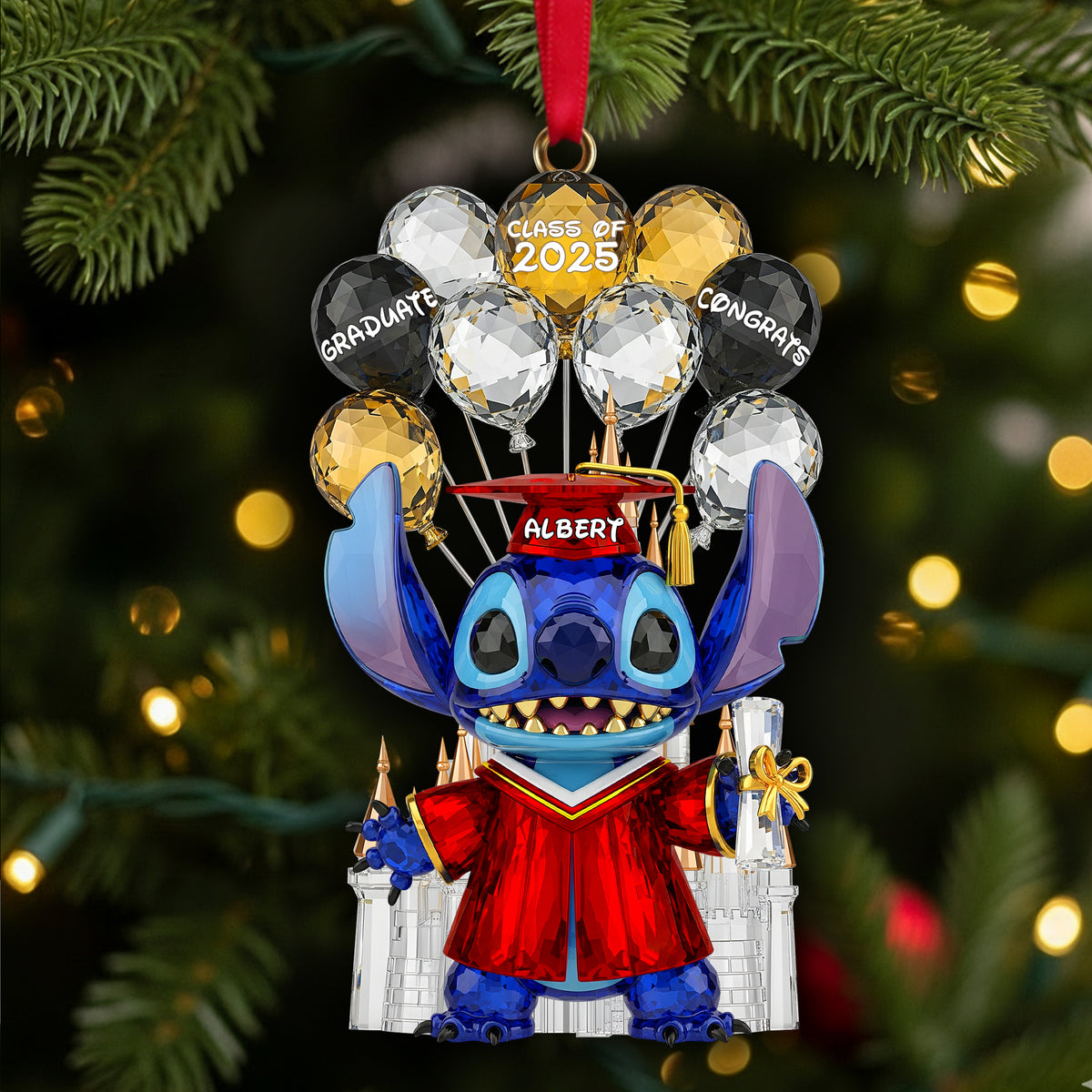 Dream Big Graduation Ornament - Personalized Christmas Gifts For Graduates 02NALU200925-Homacus