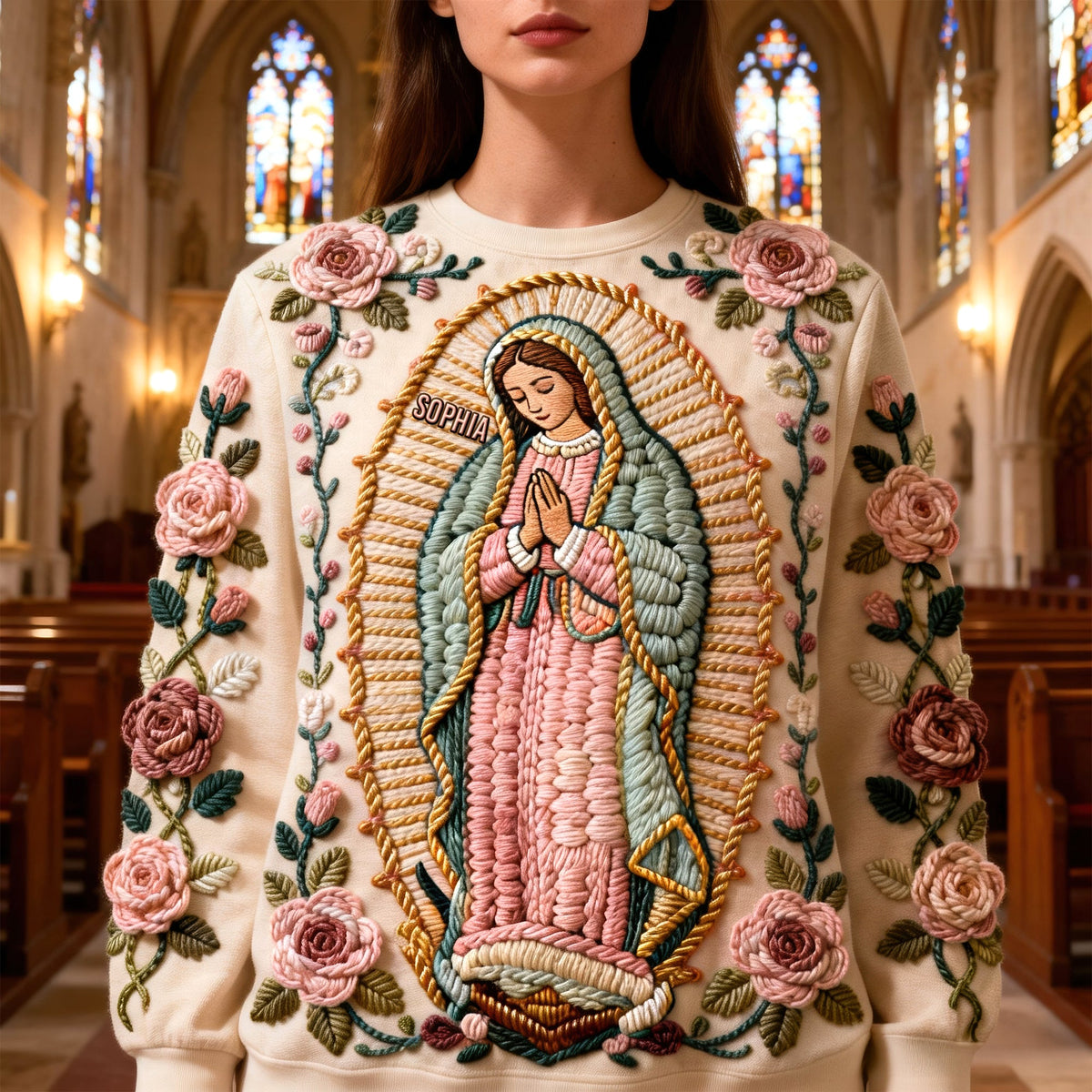 Virgin Mary 3D Sweatshirt – Personalized Gifts For Christian 04naqn221225-Homacus