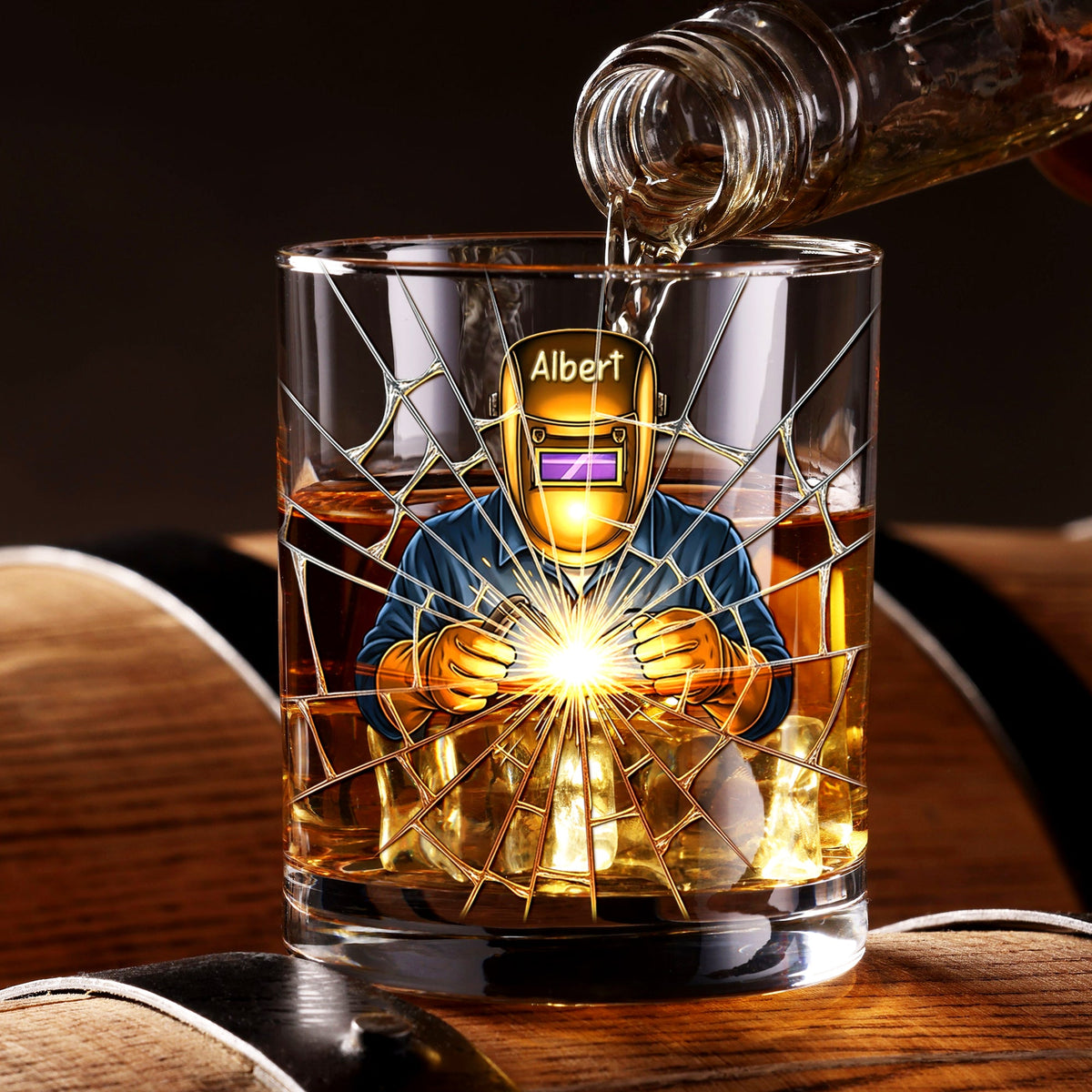 Professional Welder Drinking Glass – Personalized Gifts For Welder 02hyqn271125-Homacus