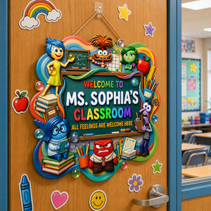 Feelings Welcome Classroom Acrylic Sign - Personalized Gifts For Teacher 06tydh220726-Homacus