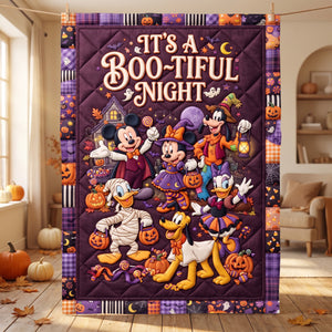 Boo Tiful Night Blanket - Personalized Gifts For Halloween 06tyqn100826-Homacus