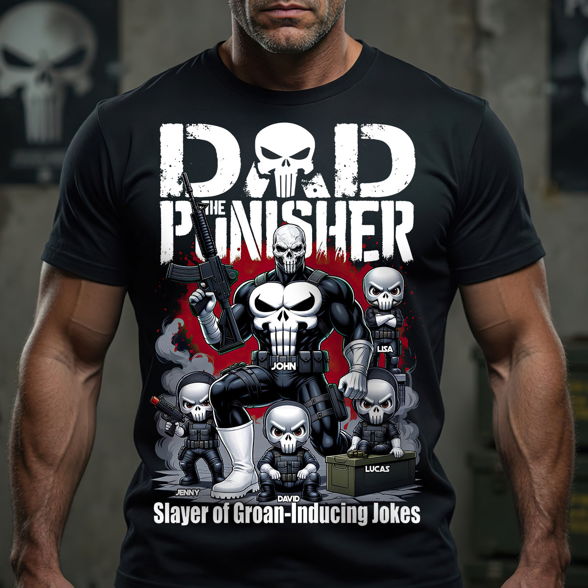Dad Clan Shirt Personalized Gifts For Father 01HUDT120526-Homacus