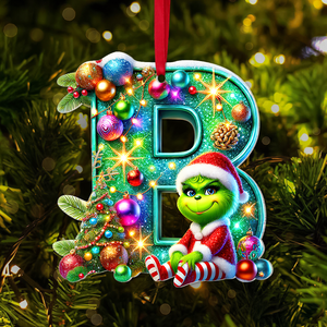 Custom Alphabet Letters Gifts For Movie Fans Christmas Ornament 02OHPU241024-Homacus