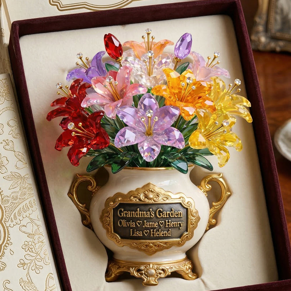 Grandma's Garden Acrylic Plaque Personalized Mother's Day Gifts 03TYDT130326-Homacus