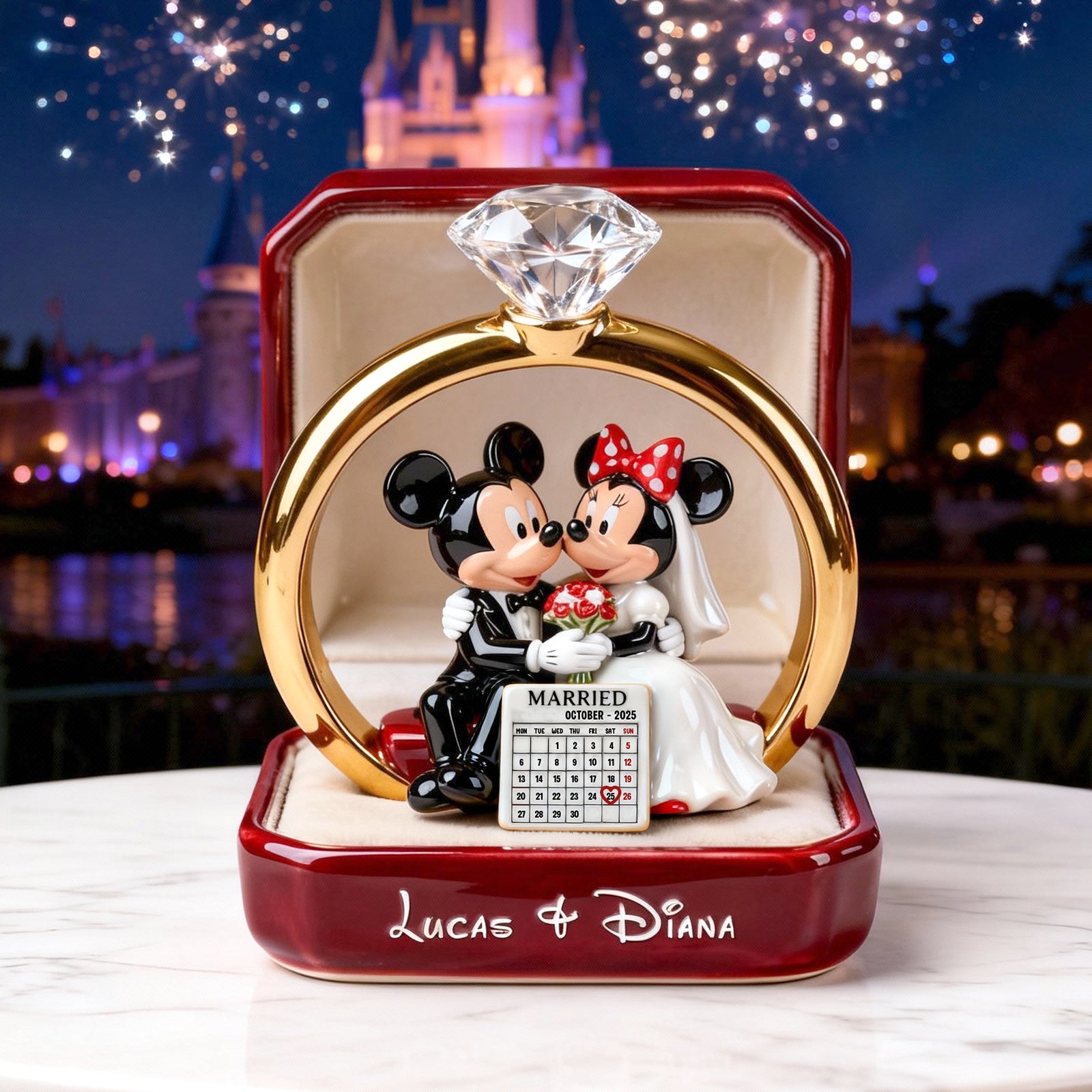 Romantic Married Couple Acrylic Plaque - Personalized Gifts For Couples 04OHTN080126-Homacus