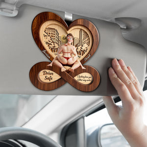 Heartfelt Drive Safe Couple Car Visor Clip - Personalized Gifts For Couples 05OHLU181225-Homacus