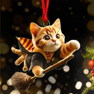 Gifts For Cat Lovers Ornament 03acxx250824 Wizard Cat-Homacus