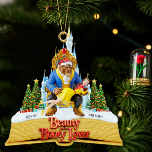 B**ty Lover Christmas Ornament, Personalized Gifts For Couple 04NADT220925