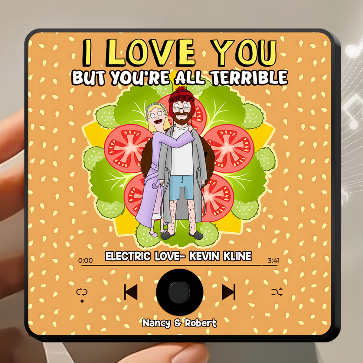 Personalized Gifts For Cartoon Lover Music Fridge Magnet 03xqpu241224hg-Homacus