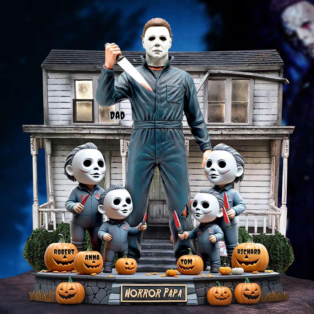 Horror Dad Slay Acrylic Plaque Christmas Personalized Gifts For Dad 03QHDT030525-Homacus