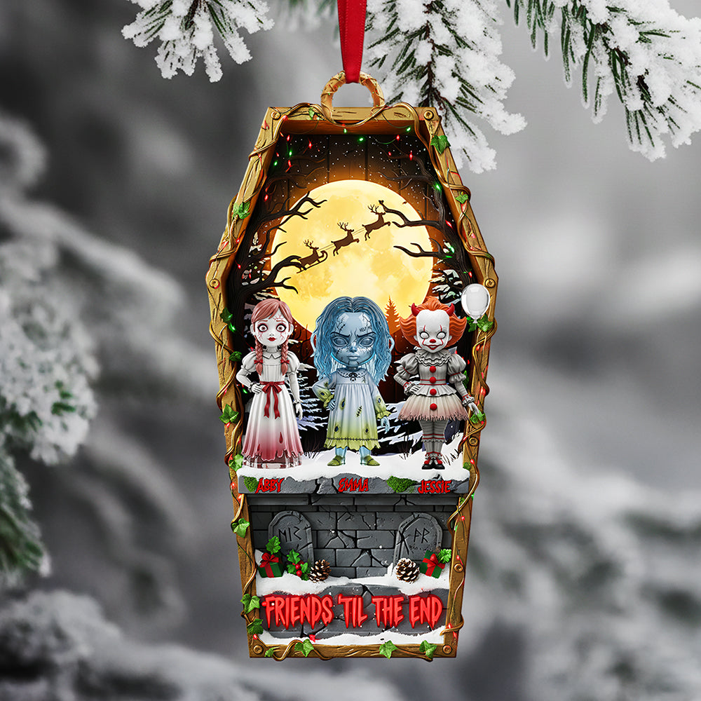 Ghoul Gang Friendship Ornament - Personalized Gift For Friends 04OHTA201125-Homacus