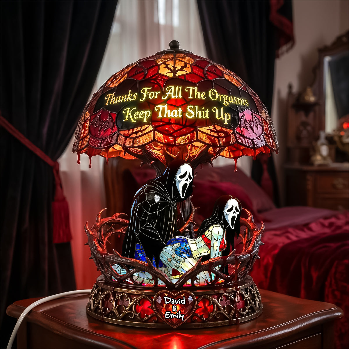Horror Lovers Acrylic Light Box - Personalized Gifts For Couples 04ohdh180626-Homacus