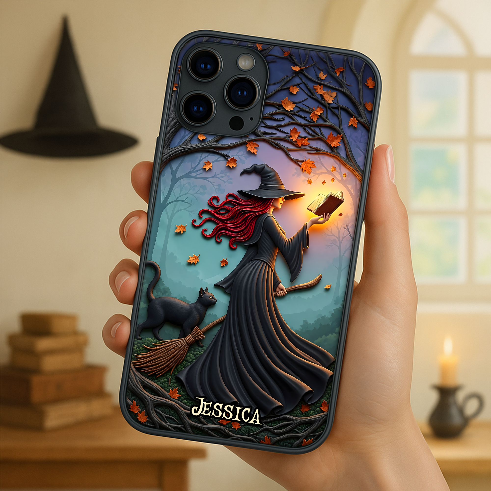 Witch Phone Case - Personalized Gifts For Witch Girl 01napu140625 - Homacus Witch Phone Case - Personalized Gifts For Witch Girl 01napu140625 - Homacus