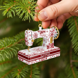 Sewing Toile de Jouy Acrylic Ornament 04pgtn270825-Homacus