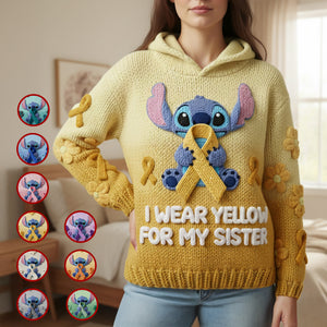 Ribbon Cancer Support Hoodie - Personalized Gift For Cancer Awareness 01NAMG051225-Homacus