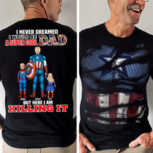 Super Dad Shirt - Personalized Gifts For Shirt 02hutn170525pa-Homacus