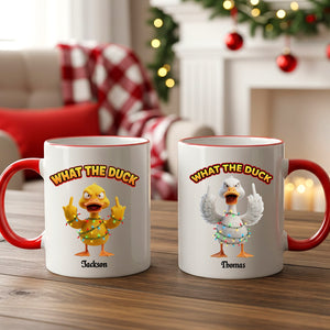 Funny Holiday Duck Coffee Mug – Personalized Gifts For Duck Lovers 03namg031125-Homacus