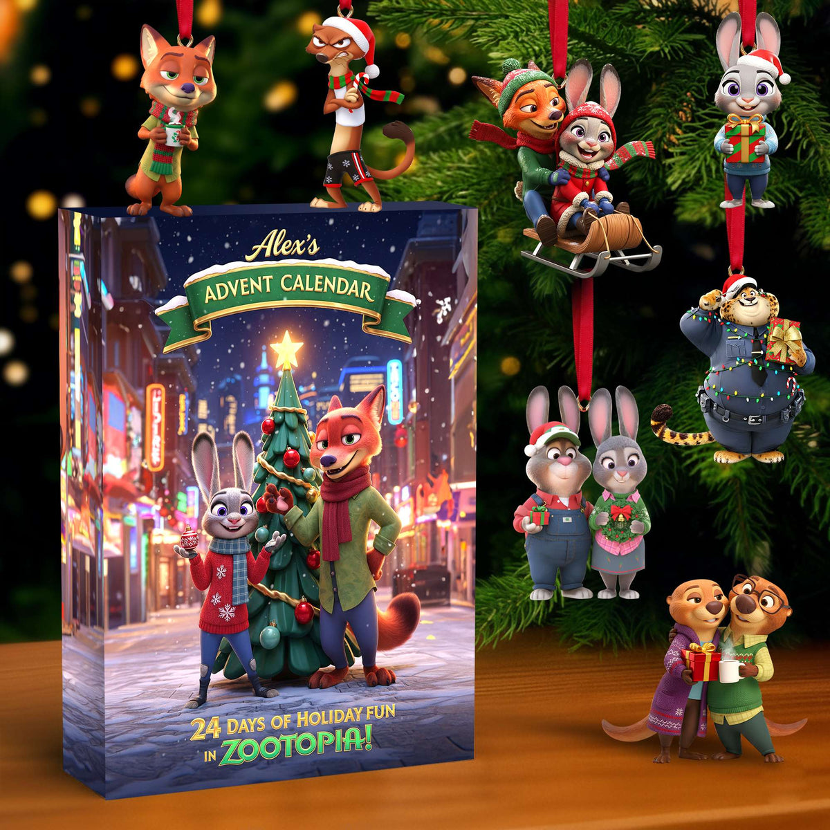 Holiday Fun Advent Calendar Blind Box - Personalized Gift For Christmas 02PGLU111125-Homacus