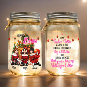 Personalized Gifts For Besties, Christmas Jar Light 02XQMH081024HH-Homacus