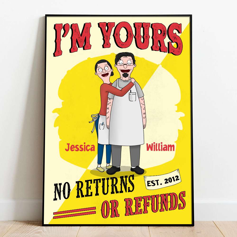 Personalized Gifts For Couple Canvas Print I'm Yours 01ACDT060225HG-Homacus