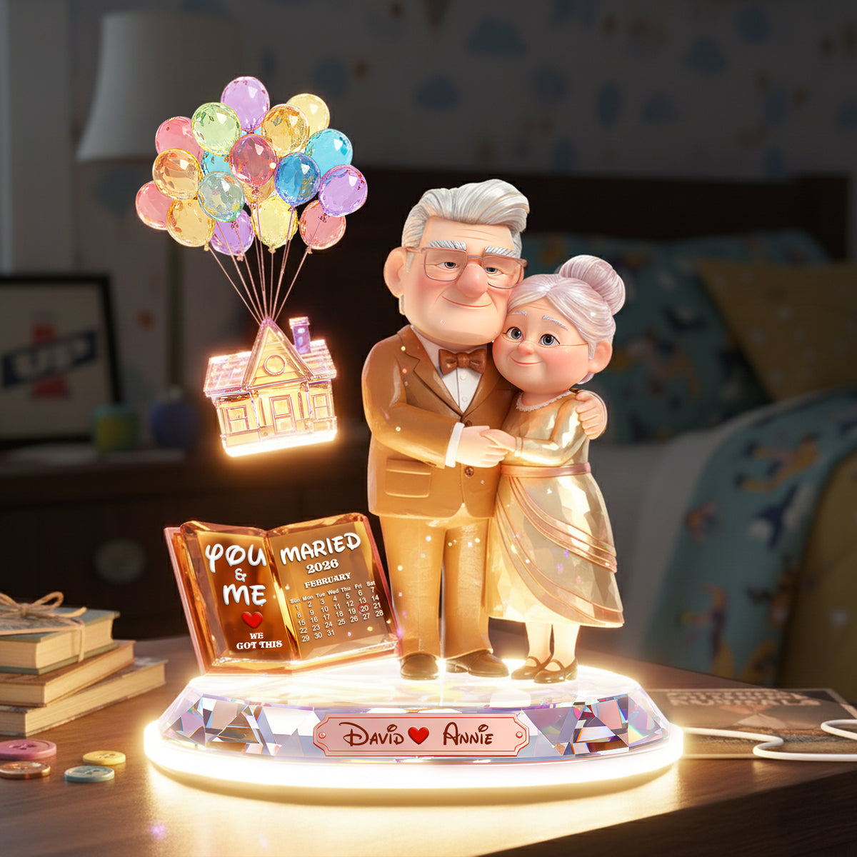 Soulmate Married Couple Light Box - Personalized Gift For Couple 08OHLU111225-Homacus