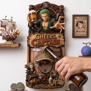 Cheers Captain Bottle Opener - Personalized Gifts 01patn210726-Homacus
