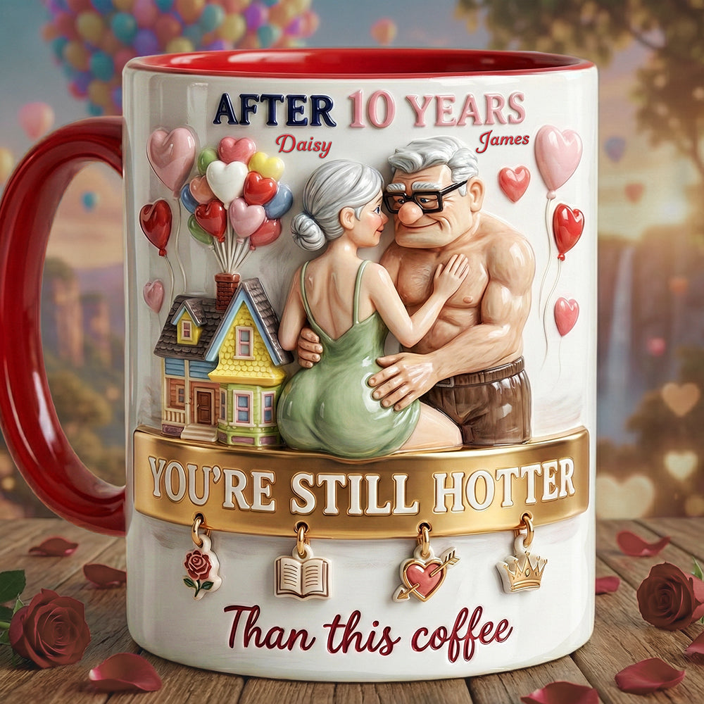 Funny Old Couple Coffee Accent Mug - Personalized Gifts For Couple 02qhta050126-Homacus