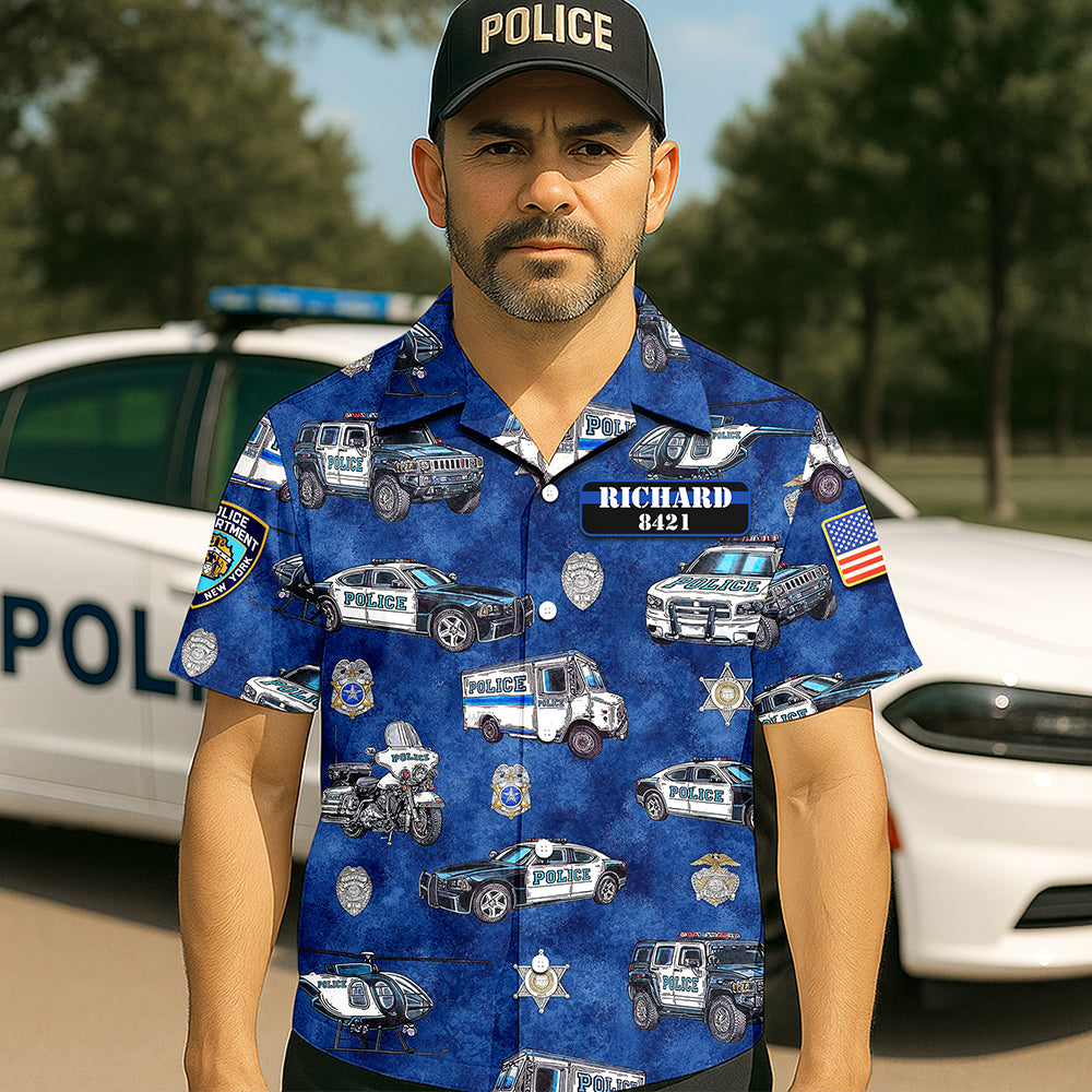 Police Pride Hawaiian Shirt – Personalized Gifts For Police 03huqn190625-Homacus