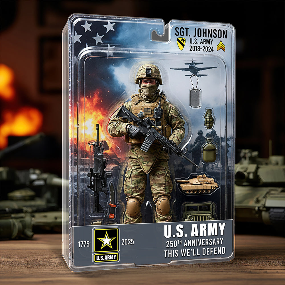 Military 250th Anniversary Figure Pack Acrylic Plaque - Personalized Gifts For Veteran 03qhqn040725-Homacus