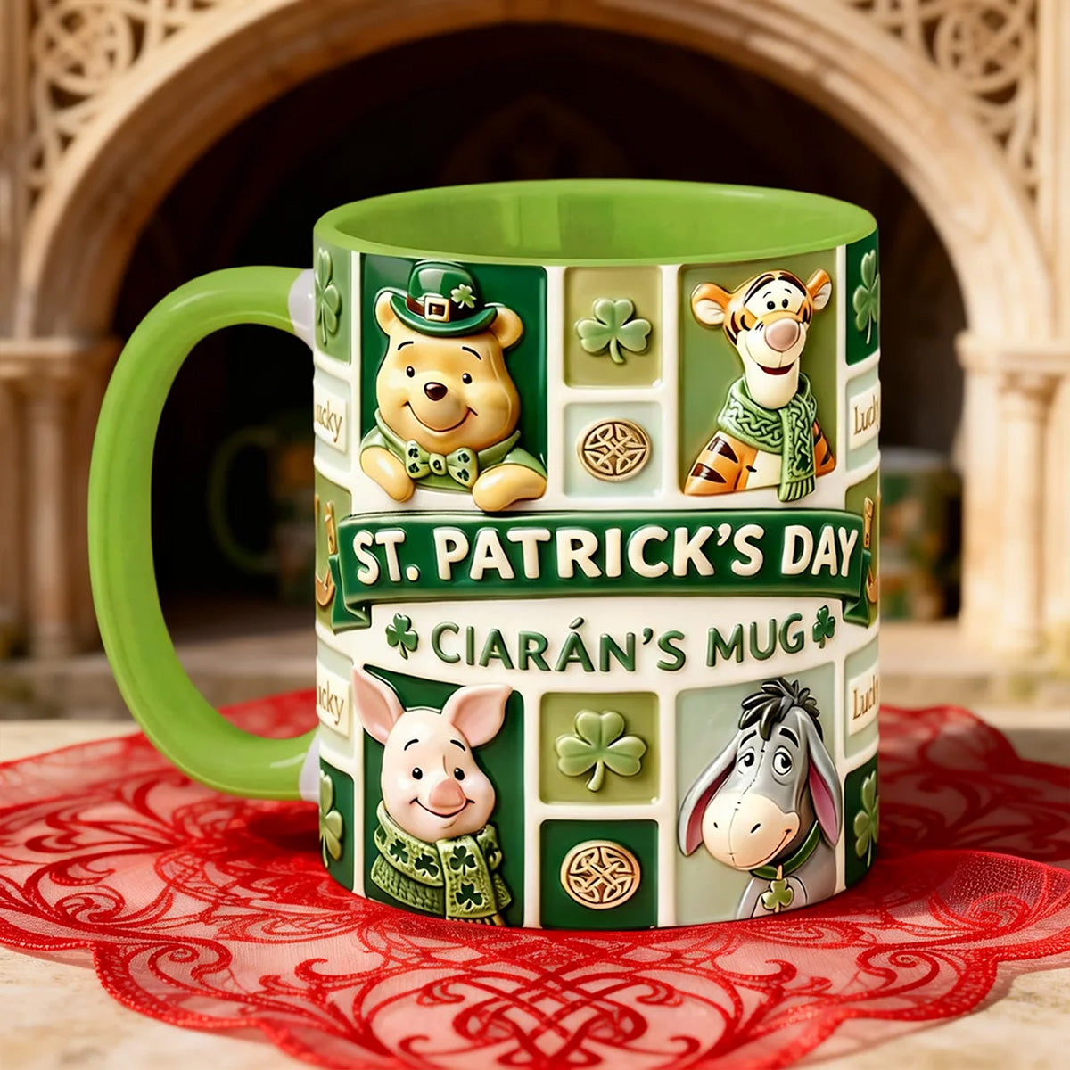 Lucky Coffee Accent Mug - Personalized Gifts For Friends 01pata110226-Homacus